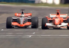 F1 Battle - Schumacher vs de La Rosa Hungaroring 2006