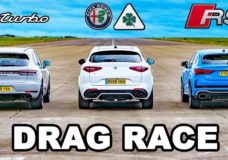 Porsche Macan Turbo vs Audi RSQ3 vs Alfa Romeo Stelvio QV