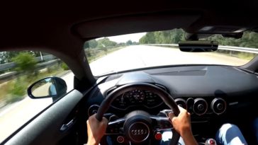 660 pk Audi TT RS klinkt heerlijk op weg naar 305 kmh