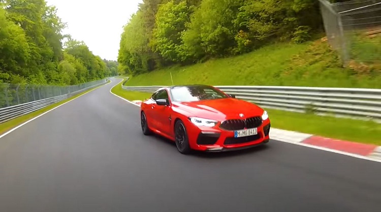 BMW M8 Competition klokt Nordschleife in 7.32 min