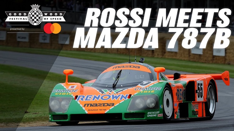 Die keer dat Valentino Rossi de Mazda 787B bestuurde