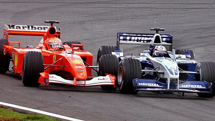 F1 Battle - Schumacher vs Montoya Brazilië 2001