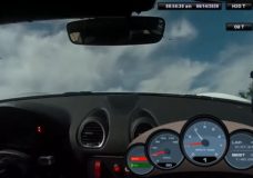 Porsche Cayman GT4 Clubsport spint over koelvloeistof