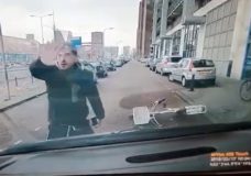 Verzekeringsfraudeur gefilmd door dashcam in Den Haag