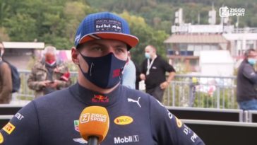 Interview Max Verstappen na GP België 2020