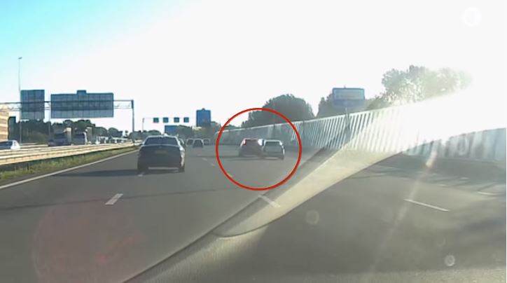 Verkeersruzie op de A10 bij Diemen