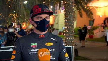 Interview Max Verstappen na GP Bahrein