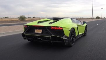 Lamborghini Aventador met Brilliant Exhaust