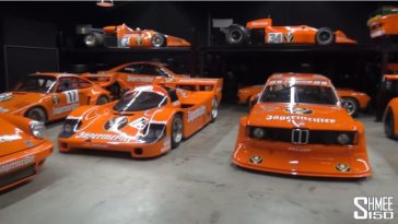 Prachtige collectie van Jägermeister raceauto's