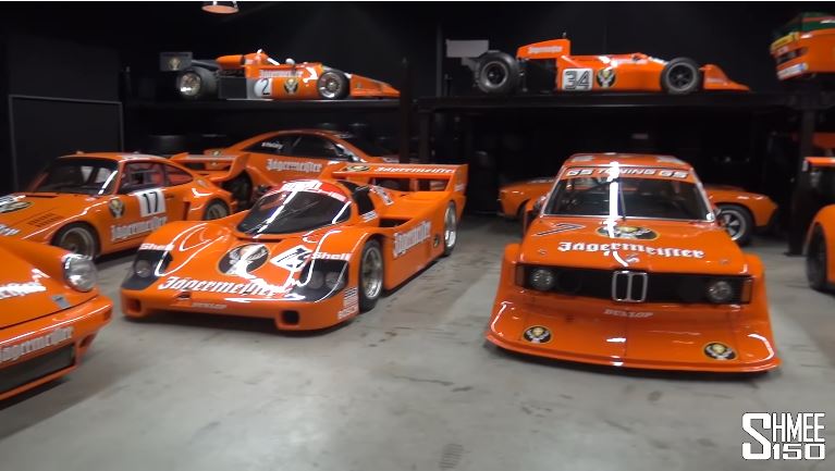 Prachtige collectie van Jägermeister raceauto's