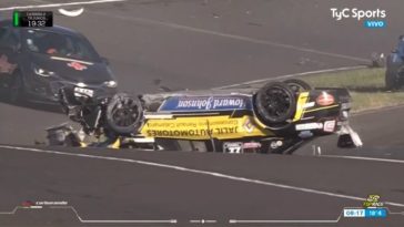 Heftige crash in Argentijnse Top Race