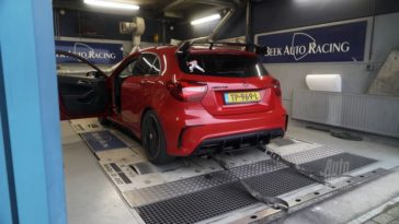 Op de Rollenbank - Mercedes-AMG A45