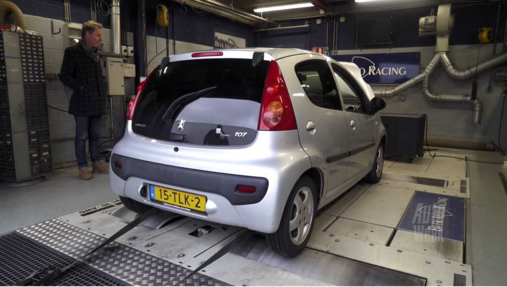 Op de Rollenbank - Peugeot 107