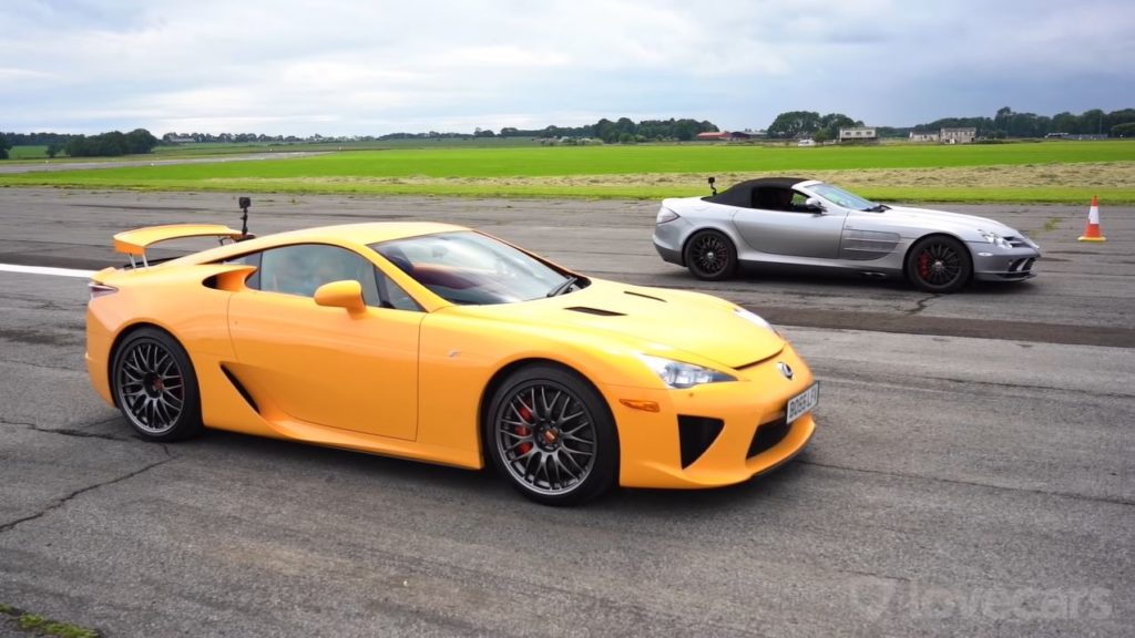 Lexus LFA vs Mercedes-Benz SLR McLaren 722S