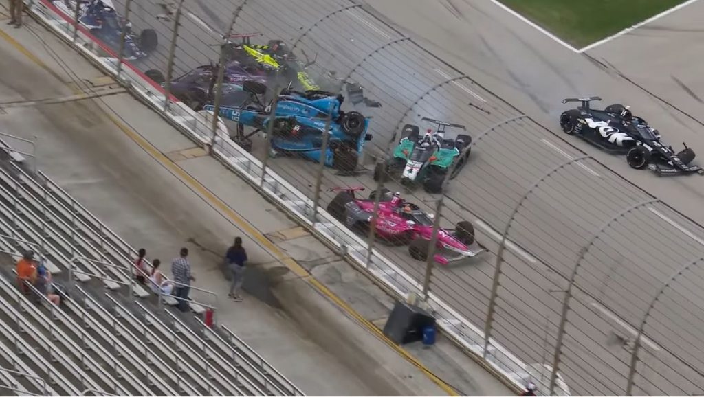 IndyCar 2021 - Texad Crash Highlights