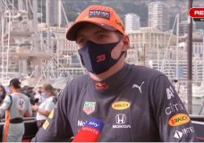 Max Verstappen bij Sky Sports na zege Monaco Grand Prix