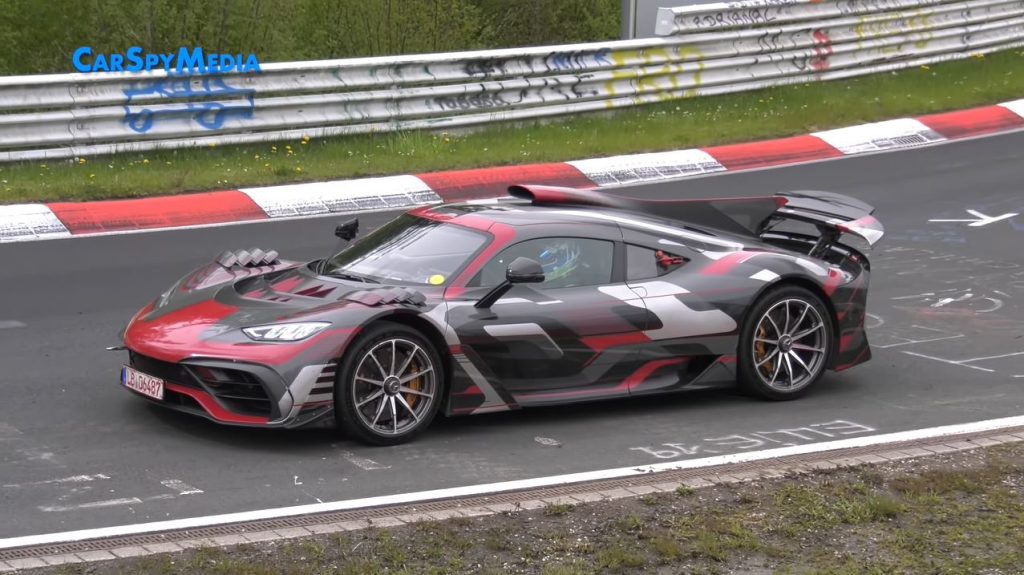 Mercedes-AMG One wederom aan het werk gezet op de Nordschleife