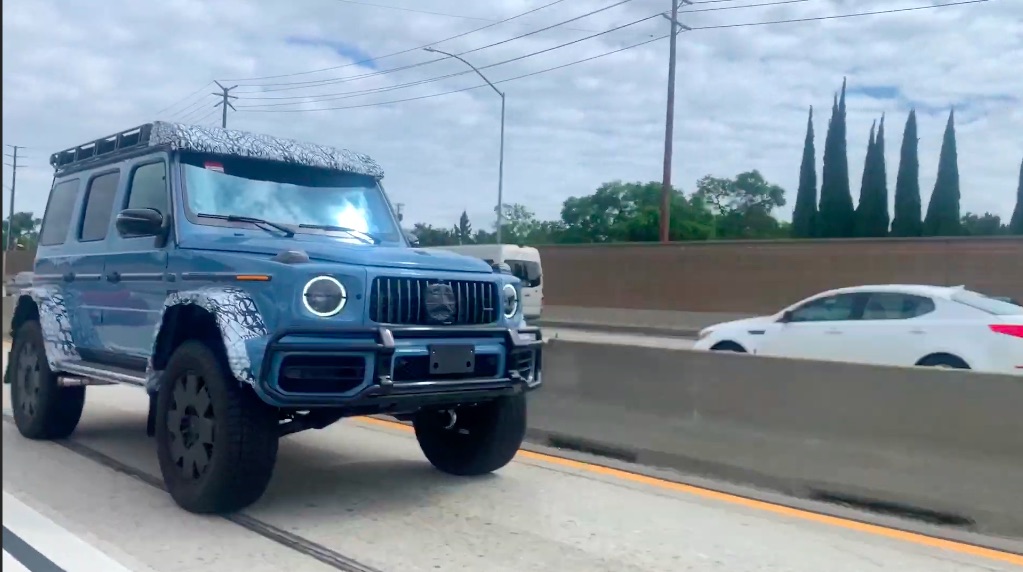 Nieuwe Mercedes G-klasse 4x4² gespot