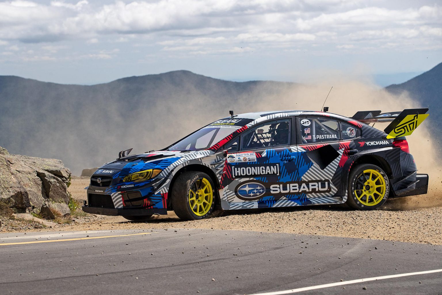 Pastrana verbreekt record Mt. Washington Hillclimb