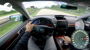 Volkswagen Touareg V10 TDI doet een Top Speed run