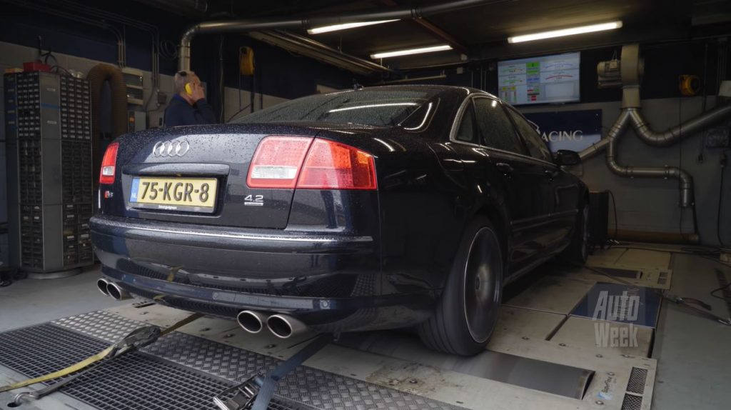 Op de Rollenbank - Audi A8 4.2 quattro