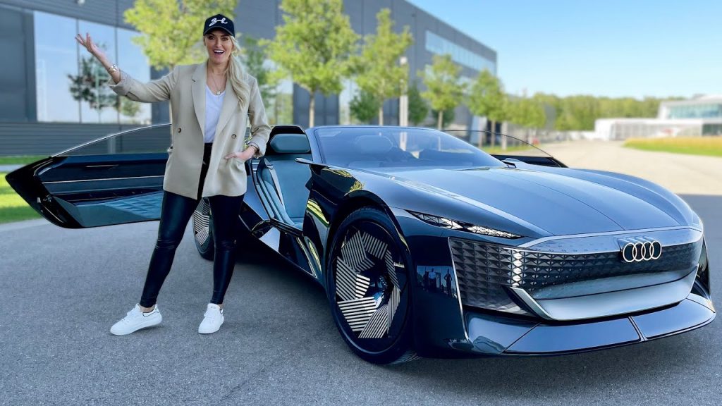 Supercar Blondie in de Audi Skysphere