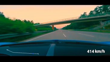Bugatti Chiron tikt 414 km:h aan op de Autobahn
