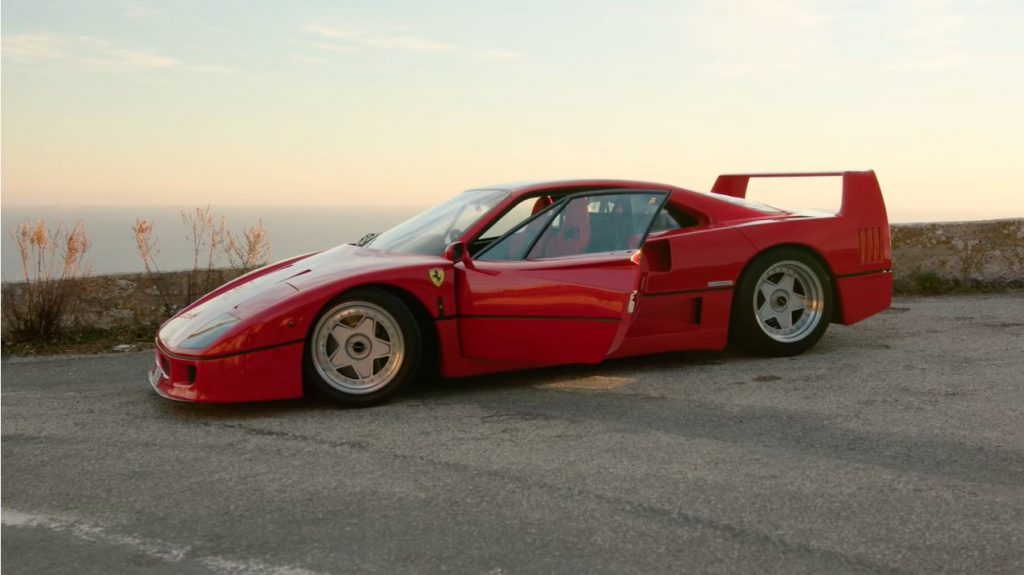 Nico Rosberg test Ferrari F40