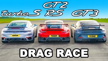 Porsche 992 Turbo S vs 992 GT3 vs 991 GT2 RS