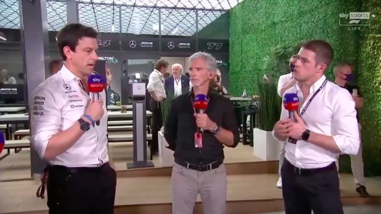 Toto Wolff reageert bij Sky Sports over GP Saudi-Arabië