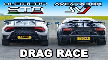 Lamborghini Huracan STO vs Aventador SVJ