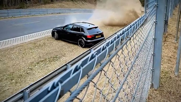 Audi RS3 crash Nordschleife