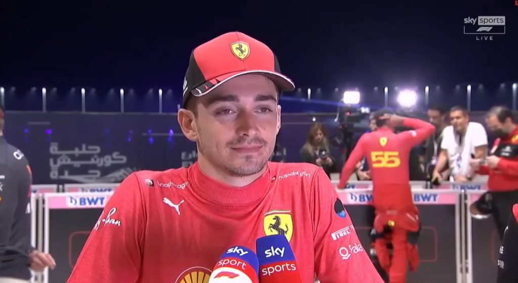 Charles Leclerc blikt terug op mooie race in Jeddah