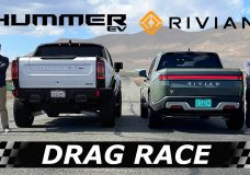 Dragrace Rivian Hummer