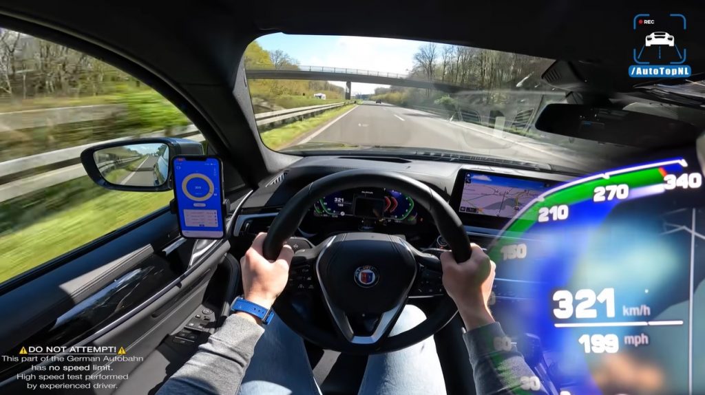 Alpina B5 Touring tikt 322 kmh aan op de Autobahn