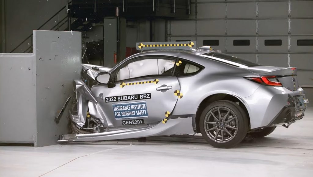 Subaru BRZ en Toyota GR86 Crashtest