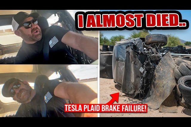 Tesla Model S Plaid Crash