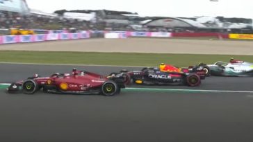 Het geweldige duel tussen Leclerc, Perez en Hamilton