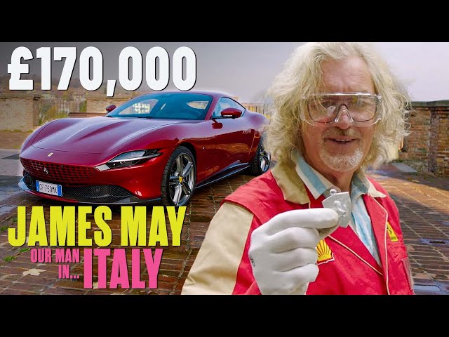 James may in ferrari fabriek