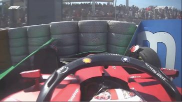 Onboardradio van Charles Leclerc tijdens crash in French GP
