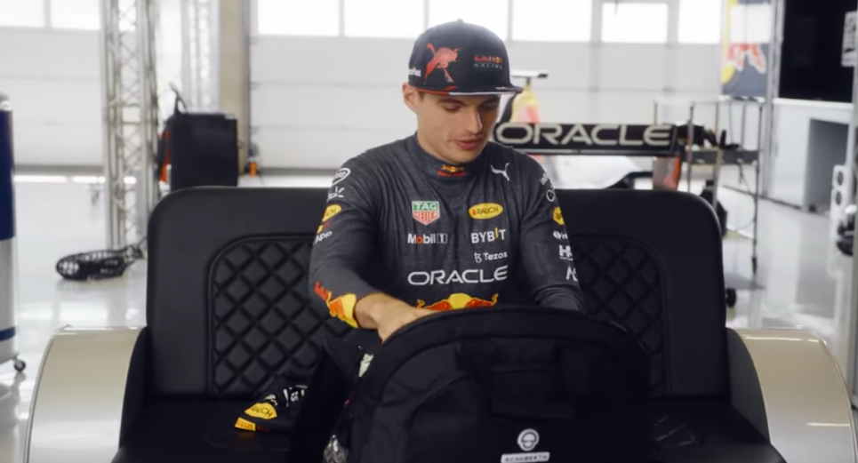 Max Verstappen helm reveal