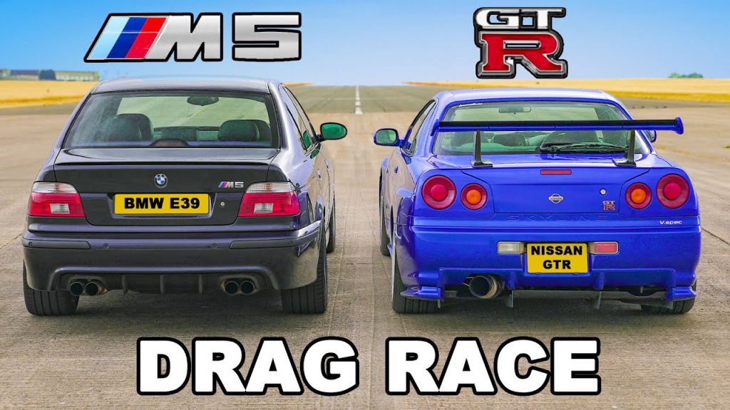 BMW E39 M5 vs Nissan R34 GT-R Skyline