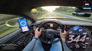 Bentley Continental GT Speed zoeft naar 344 km/h
