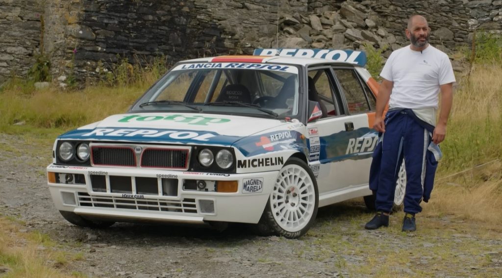 Chris Harris test Group A Lancia Delta Integrale