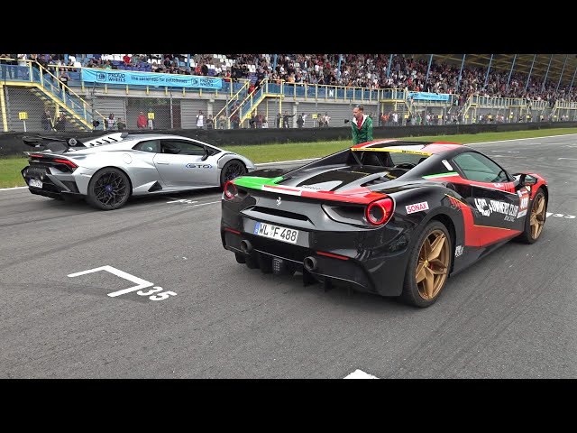 Lamborghini huracan STO dragracet TT-circuit