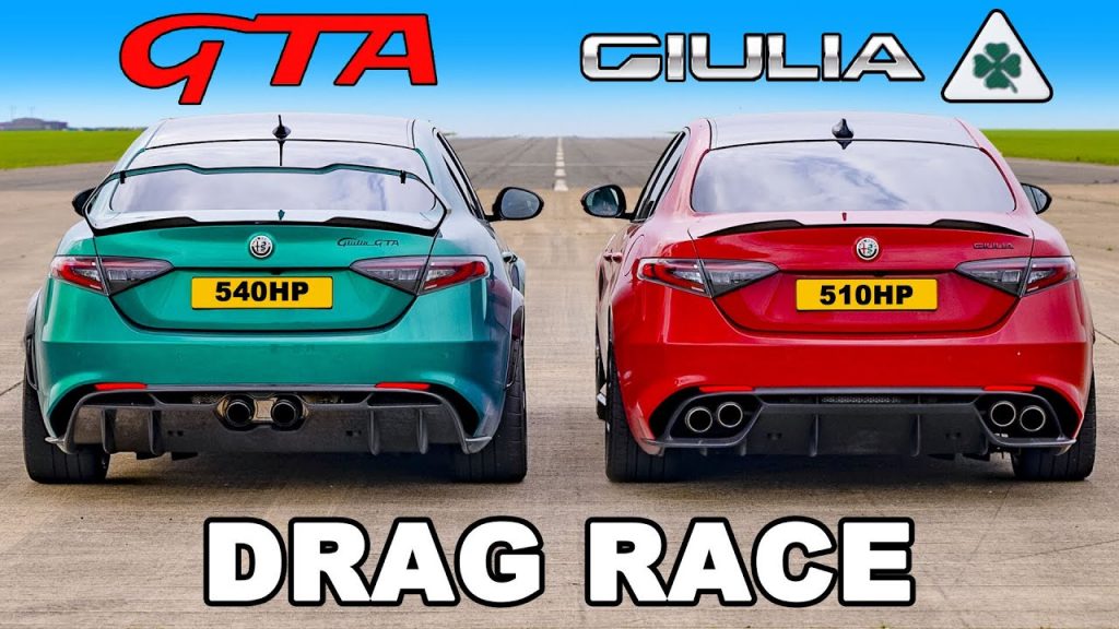 Alfa Romeo Giulia dragrace