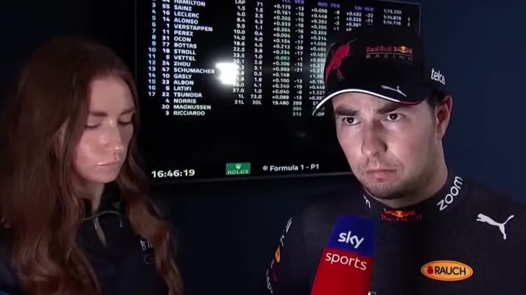 Sergio Pérez reageert bij Sky Sports op teamorders GP Brazilië