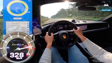 AutoTopNL raast met 900 pk Porsche 911 Turbo S over de Autobahn!