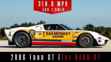 Ford 'BADD' GT haalt 500 km_h op landingsbaan
