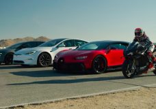 Lucid Air vs Tesla Model S Plaid vs Bugatti Chiron Pur Sport